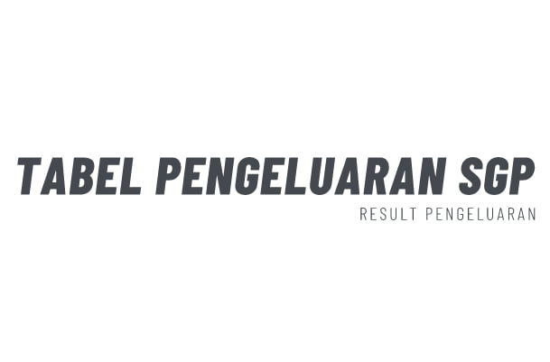 Data Pengeluaran Togel SGP 2019-2024